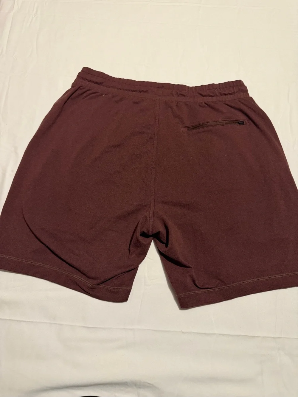 Vuori Men's Maroon Athletic Drawstring Shorts